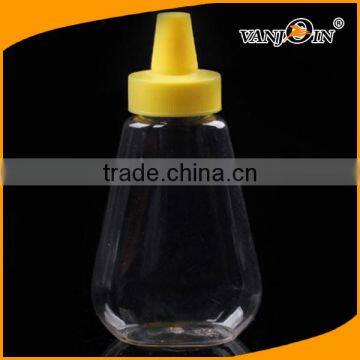 12 oz Clear PET Plastic Honey Bee Hive Bottles With Crystal Clear PET Material photo-6