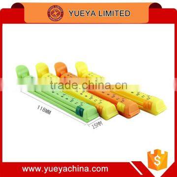 4 Pcs Food Storage Plastic Bag Seal Sealing Clip Clamp Sealer With Date Kitchen Cooking Tool photo-4