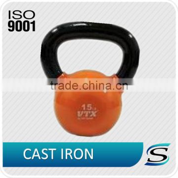 Cast iron competition pvc kettlebell