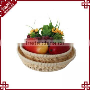 Round Shape Knitted Basket for Supermarket Display From Manufacture photo-2