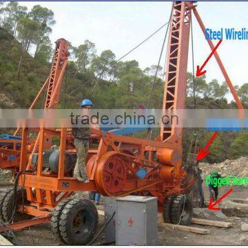 HF-6A percussion drilling rig for piling foundation