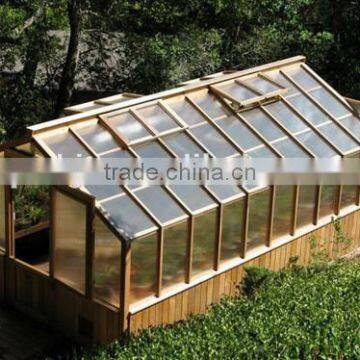 Popular Home Design Gardening Aluminium Polycarbonate Low Cost Greenhouse photo-4