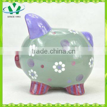 Wholesale Ceramic Pig Animal Shape Piggy Banks for Sale photo-4
