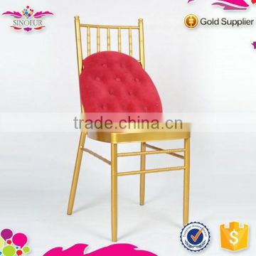 Brand new Qindao Sinofur wholesale steel core chiavari chair