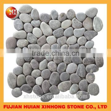 High Quality Natural Pebbles Grey Mosaic Pebble Tiles