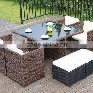 Garden Rattan Big Leisure Table, Plastic Garden Table photo-2