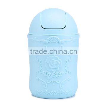 Plastic Desktop Mini trash Bin Trash Can used for Car Dustbin