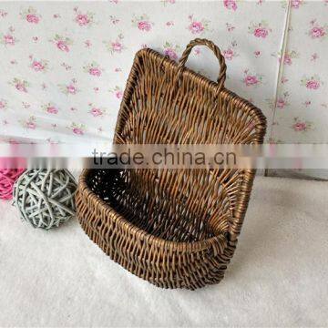 handmade wicker flower hanging basket plant baskets hanging wholesale