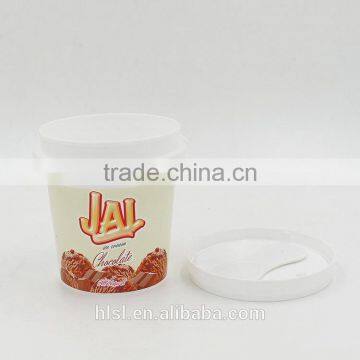 Recycle Ice Cream Cups, High Desirable Ice Cream Container, Disposable Ice Cream Container With Lid