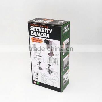 Waterproof Realastic Looking Mini Dummy Fake Security Camera, Motion Sensor Detection LED Flashing Light CCTV Camera photo-4