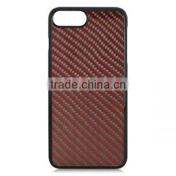 Red/Gold/SilverTwill/plain Weave Carbon Fiber PC Phone Case Cover For IPhone 7/plus photo-6
