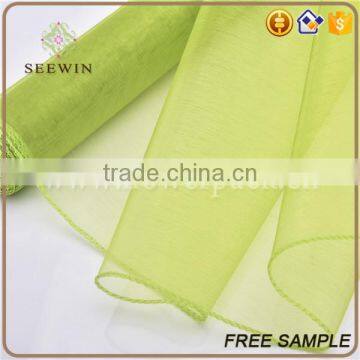 packing decorative cheap tulle 100% pure silk organza fabric