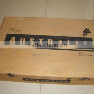 Wooden Wine Boxes With Handmake