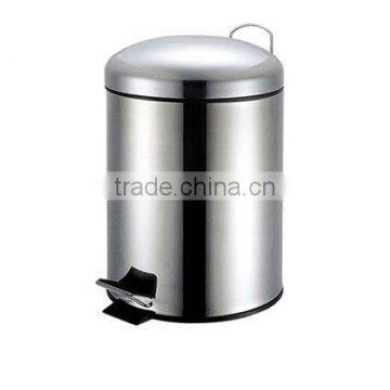 3 Litre Pedal Advertising Stainlee Steel Trash Bin Blue photo-6