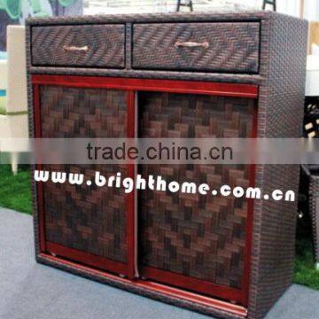 Large Custom Made Sliding Door Shoe Cabinet