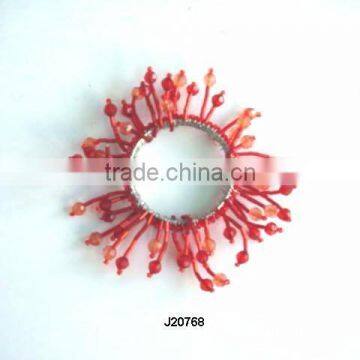 Glass bead weaving napkin ring available in other colours also