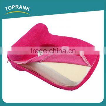 New Design Custom Color Office Multi Functional Contour Memory Foam Nap Pillow photo-3