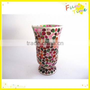 Various Styles Iridescent Colored Glass Vase Wedding Christmas Centerpieces photo-4