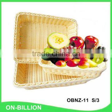 Bulk Heated Food Grade PP Rattan Basket Wholesale photo-5