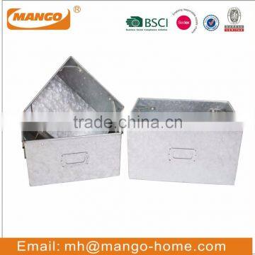 Set of 3 Colorful Metal Magazine Holder photo-5