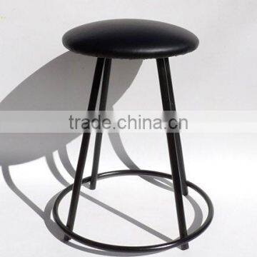 Factory price black color round shape chairs metal frames for office chairs/bar metal chairs