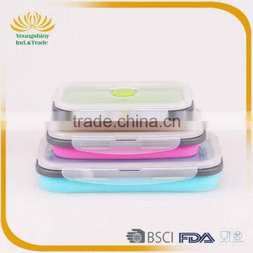 Silicone Collapsible Lunch Box for Kids photo-2