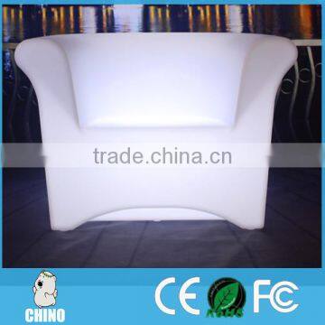 Restaurant Furniture LED sofa with table big sofa with chair