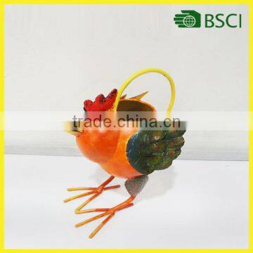 YS14206 metal craft birds water pot for home decoration