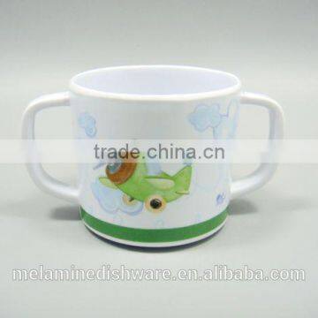 Two Handle High Quality Kids Milk Water Soup Drinking Mug Melamine Cup photo-4