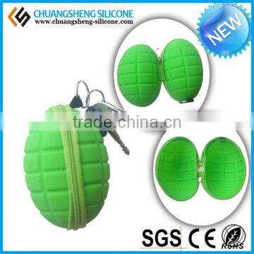 Bomb Shape Funny Purse, Smart Coin Case, Silicone Wallet photo-3