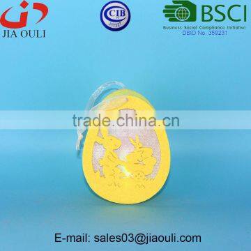 BSCI Audit Factory New Design Easter Decorations With LED Light Non-woven Hanging Eggs Decorations photo-6