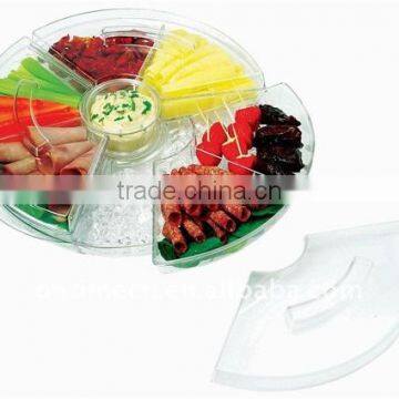 Iced chilled tray,platic iced tray,tray with cover