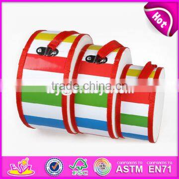 2017 New Products Educational Toys Wooden Toddler Drum Set W07J039 photo-3