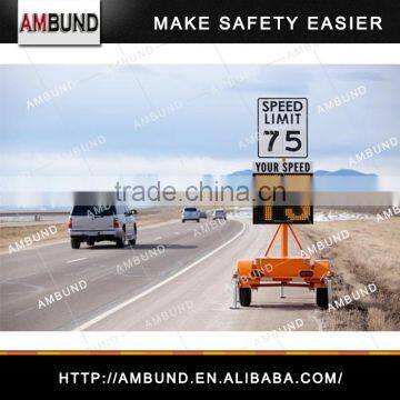 Compact Radar Speed Trailer Signs