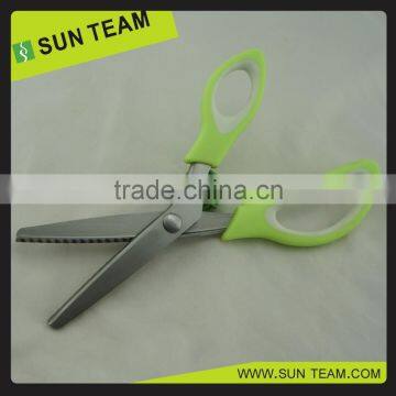 ST019 9-1/2" Wholesale high quality stainless steel Zig zag scissors