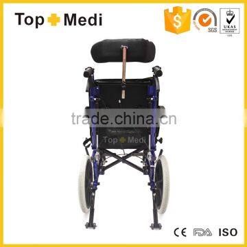 TRW958LBCGPY Reclining Wheel Chair With Reclining High Back, Adjustable Headrest photo-6