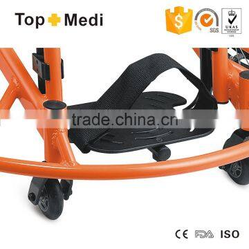 TOPMEDI Outdoor Basket Manual Wheelchair With Removeable Rear Wheel photo-3