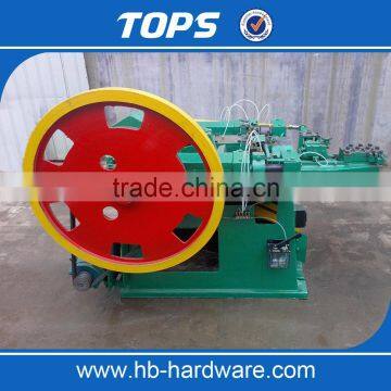 Tops Fully Automatic Common Iron Nails Making Machine High Speed Low Noise