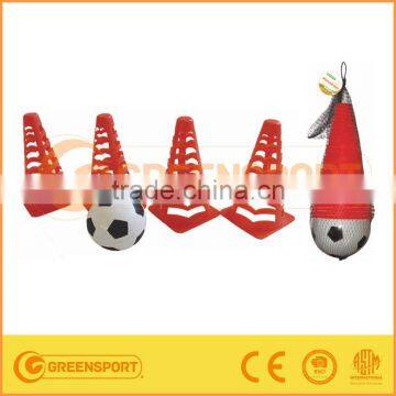 Wholesale football training cones Promotional Plastic Soccer Sports Training Cones