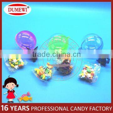 6CM Rainbow Ball Toy Plastic Balls With Small Toys and Candy photo-2