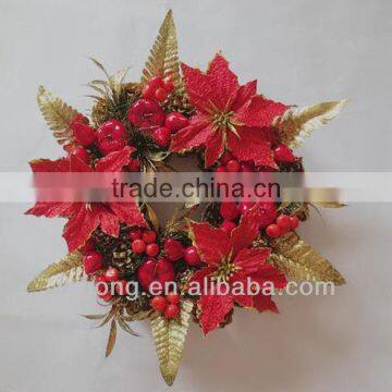 Christmas Artificial Flower Pine Wreaths for Decorations/all People/Party/Festival photo-2