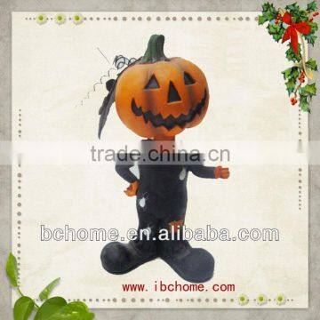 halloween pumpkin figure bobble head