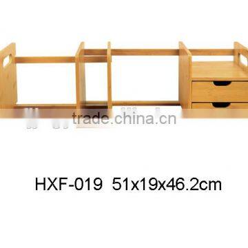 China Eco-friendly Bamboo Bookshelf for Desktop photo-3