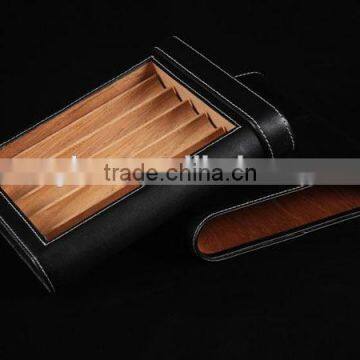 Genuine leather cigarette case holder