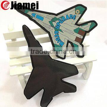 Customized Factory made soft pvc souvenir aircraft rubber fridge magnet