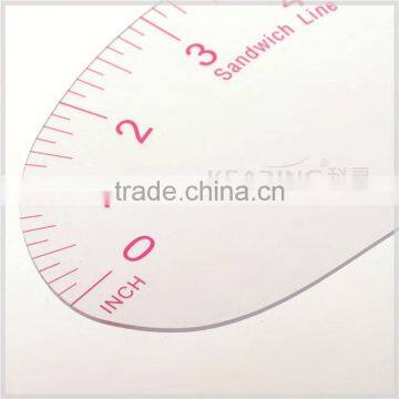 Kearing Imperial 24'' Flexible Plastic Fashion Design Ruler Vary Form Curves ( Sandwich Line ) # 6224 photo-4