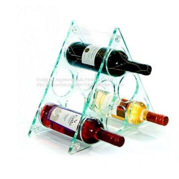 Latest Design Customized Size Bar Wine Rack Display Plexiglass Wine Bottle Holder Wine Rack photo-4