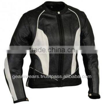 Womens Leather Motorbike Jacket photo-1