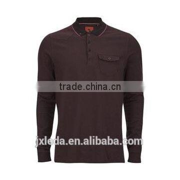 Men's Polo Collar Long Sleeve Tees Sport Polo t Shirt for Men photo-4