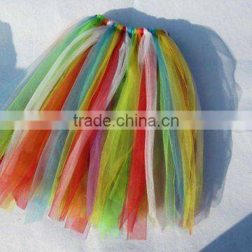 Stock wholesale colorful long tutu dress